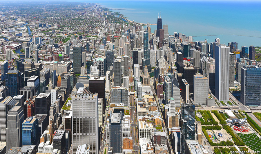 chicago aerial photography